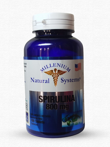 Espirulina 800mg × 100 Tabletas N - Unidad a $80000