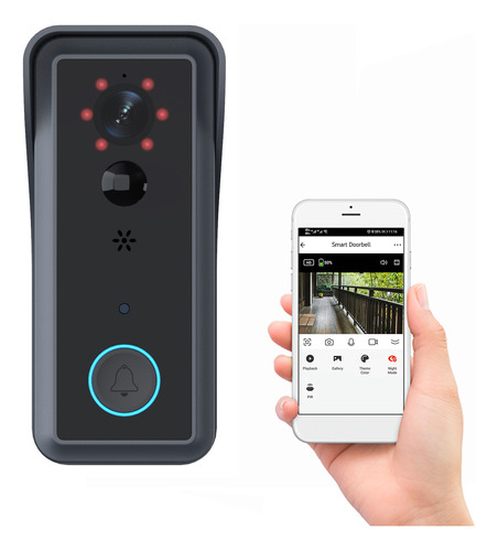 Tarjeta Doorbell Doorbell Wifi Video Motion App Hd Night