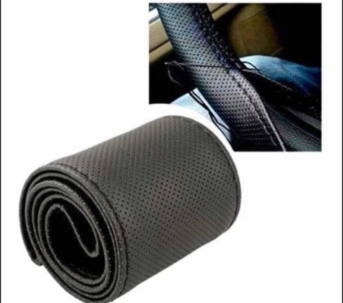 Cubre Volante Funda Cuero Auto Premium Costura Cocido Itz