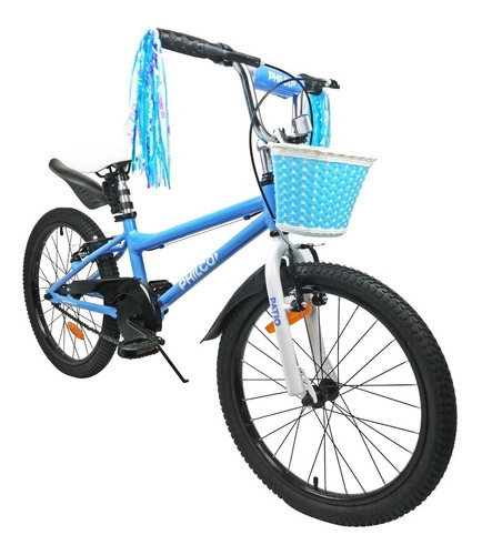 Bicicleta De Niñas Philco Patio Rodado 20 Aluminio Celeste