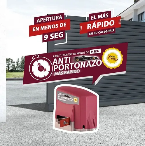 Kit Motor Veloti Speed 500 Anti Portonazo 2 Controles