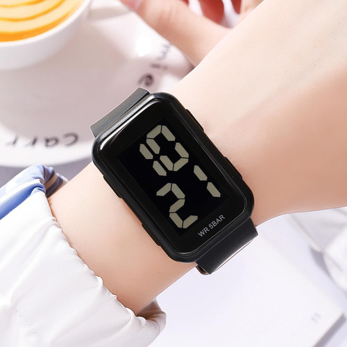 Reloj Digital Led Grande Para Hombre Reloj Deportivo Simple