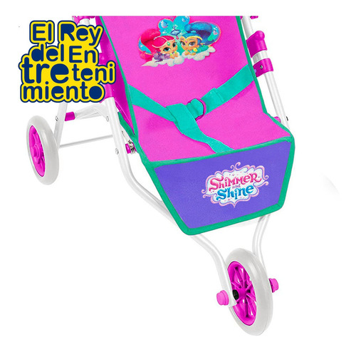 Imagen 3 de 4 de Coche Muñecas Bebote Juguete Cochecito Bebé Plegable El Rey