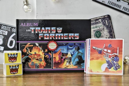 Álbum Los Transformers Serie En Tapa Dura