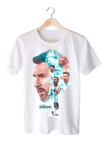 Remera Lionel Messi Compeon De America Argentina Seleccion