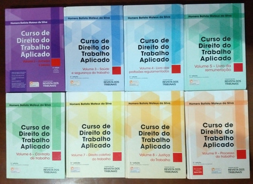 Curso De Direito Do Trabalho Aplicado - Homero Batista 8 Vol