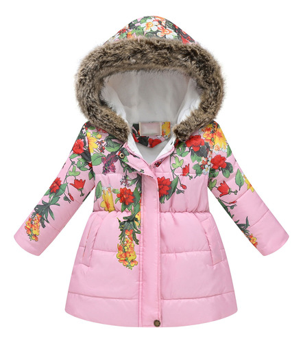 Chaqueta Con Estampado Floral Para Bebés, Cómodas, Parkas, S