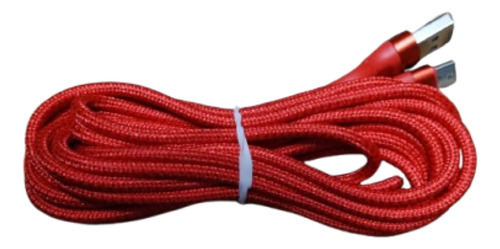 Cable Usb Tipo C 3 Metros Carga Rapida Trenzado Tecno