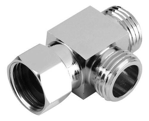 . Adaptador De 3 Vías De Latón Cromado Desviador G1/2 T En