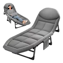 Comprar Camastro Plegable Acolchonado Catre Tumbona Cómodo Exterior