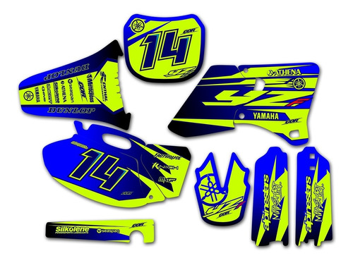 Calcos Kit Yamaha Yz400f- Yz426f -wr 400 -wr 426 (guesas)