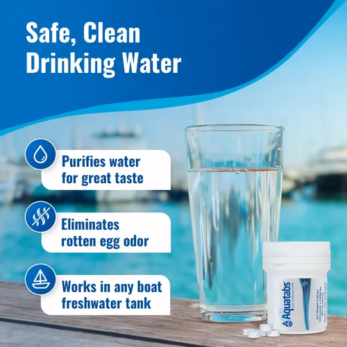 Kit Purificación Agua - Aquamarine 100 Tabletas + 50 Tiras