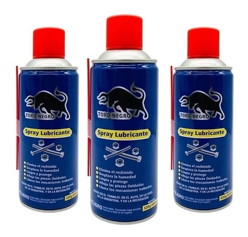 3 Uds Lubricante Limpiador Quita Oxido W400 Grasa Liquida