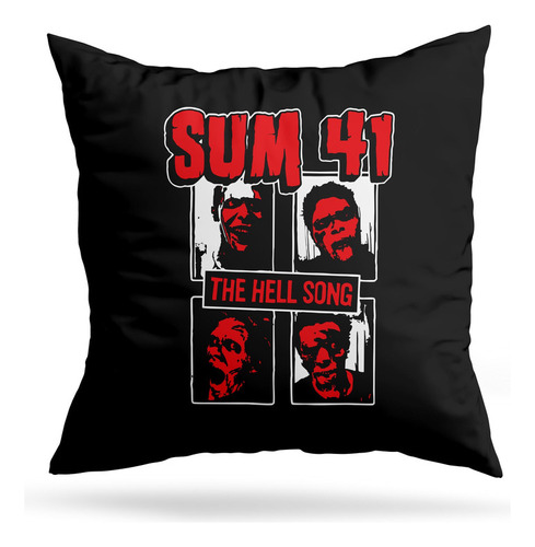 Cojin Deco Sum 42 Hell Song (d1086 Boleto.store)