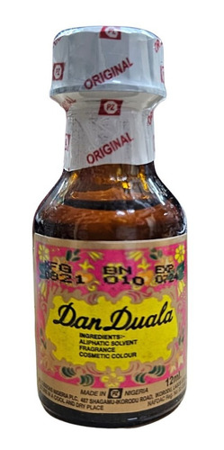 Perfume Dan Duala 12ml Original Afro - Unidade