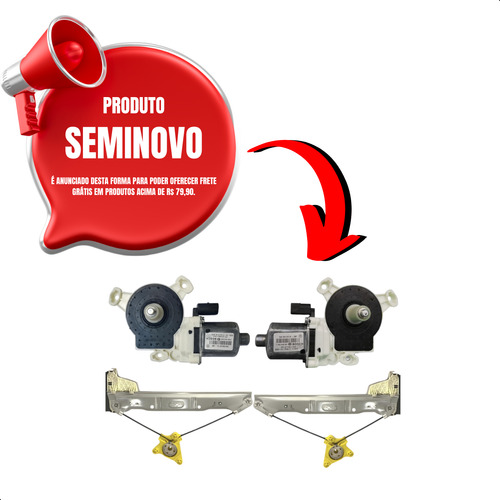 Kit 2 Motores Bosch 2 Maquinas De Dd Vidro Vw Gol 2008 A 23