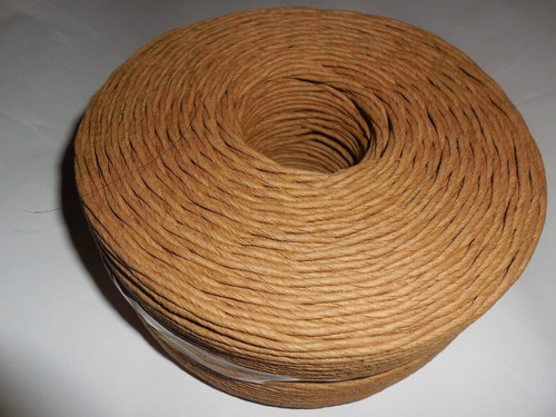 Hilo Cuerda Papel Marrón Kraft Ovillo *200mts. 3mm