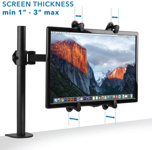 Imagen 2 de 9 de Adaptador Vesa Mount-it!, Para Monitores De 13'' A 27''