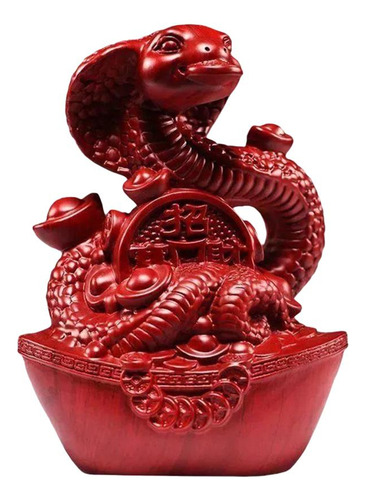 Estatua De Serpiente Tallada En Madera Del Año 2025 Para Esc