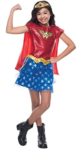 Disfraz Dc Superhéroes, Rubie's Costume, Mujer Maravilla