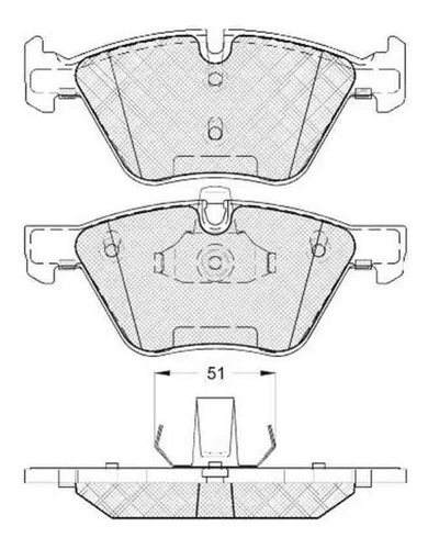 Pastilla De Freno Bmw Z4 2.5- 3.0 Sdrive 09/ Delantera