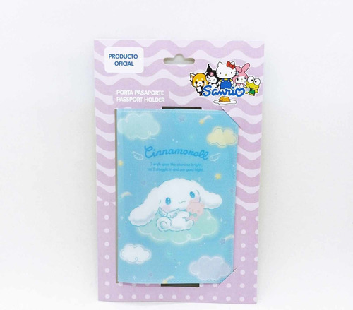 Porta Pasaporte Cinnamoroll Sanrio Oficial