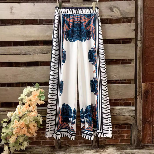 Set De Estampado Vintage De Estilo Étnico Para Mujer Loose B