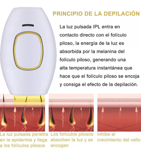 Depiladora Láser C, Dispositivo De Depilación Permanente