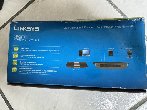 Switch Linksys Se1500 Serie Linksys (Usado)