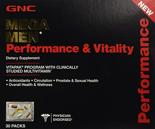 Gnc Mega Men Performance & Vitapak Programa 30 Paks - Nuevo