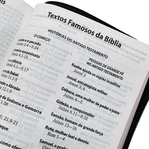 Bíblia Sagrada Rc Sbb Letra Grande Tamanho Médio Com Índice Com Zíper Capa Grafite Brilhosa