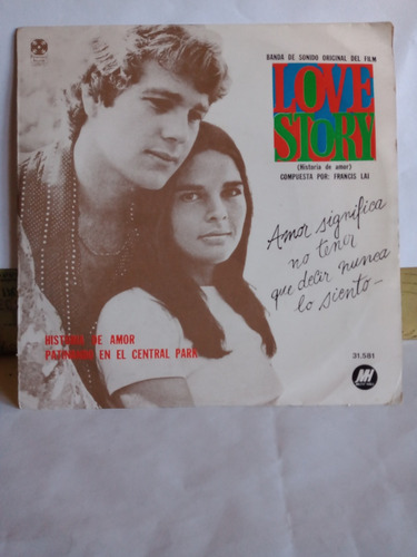 Historia De Amor ( Love Story Film ) . Francis Lai. Simple.