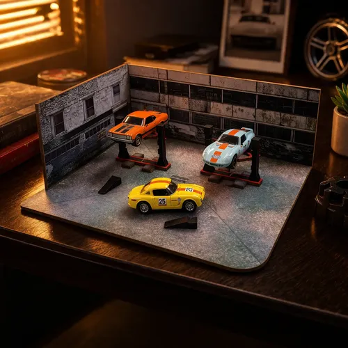 Caixa Organizadora Diorama Miniaturas 1:64 E Rampa | MercadoLivre