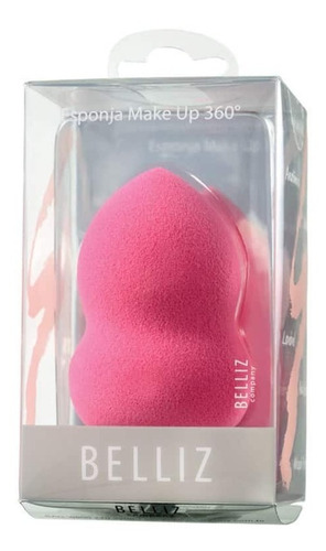Esponja de maquillaje Belliz Pink Make Up 360°