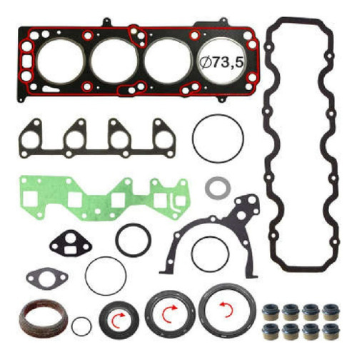 Junta Retifica Motor Efi Mpfi C/ret Pack Corsa 1.0 8v 94/98