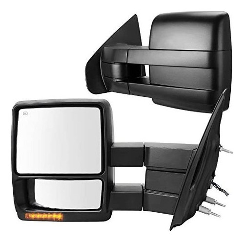 Espejos De Remolque Autosaver88 Compatibles Con Ford F1 07-1