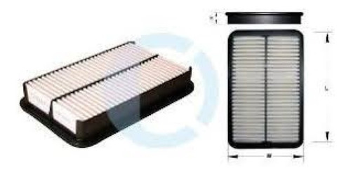 Filtro Aire Chevrolet Aveo Ls 4l 1.6lt 2007-2009 