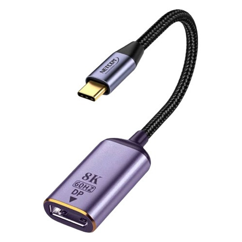 Adaptador Usb-c Macho A Displayport 1.4 Hembra U8k Netcom