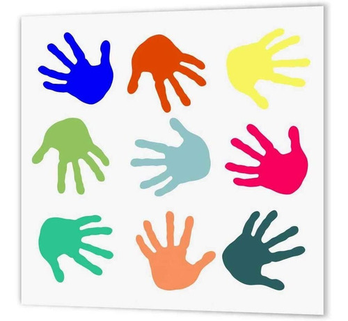 Tnmgraphics Manos   colored Handprints   hierro Sobre Ca