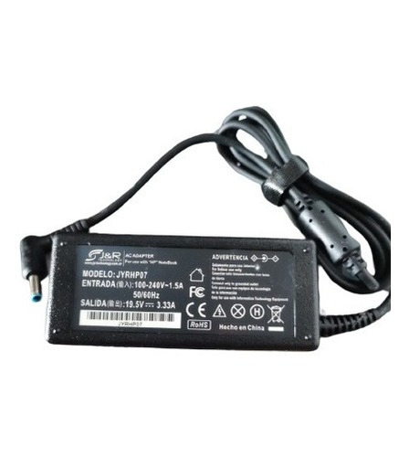 Cargador Para Portátil Hp 19.5v 3.33a Punta Azul