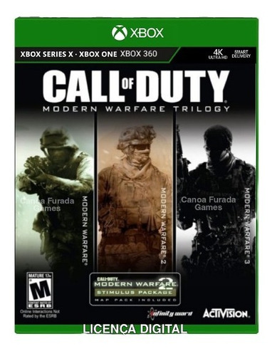 Call Of Duty Cod Modern Warfare Trilogia Xbox360/one Digital