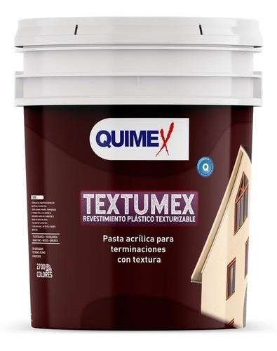 Revestimiento Texturado Impermeable 25 K Quimex Protec Sup