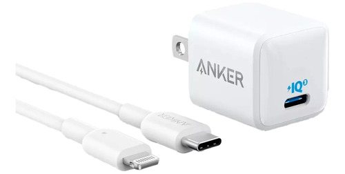 Cargador Carga Rápida Anker Cable Lightning 20w