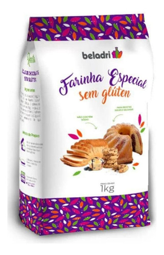 Kit C/3 Farinha Especial Sem Glúten Mix Prático 1kg Dr Schar