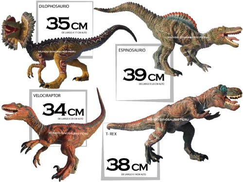 Imagen 1 de 7 de Dinosaurios Realistas Juguete Para Niños Colección