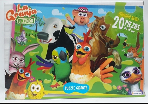 Imagen 2 de 4 de Puzzle Rompecabezas 20 Piezas Gigante Granja Zenon Babymovil