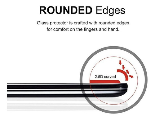 Protector De Pantalla Para Zte Axon 7 Mini Vidrio Templado