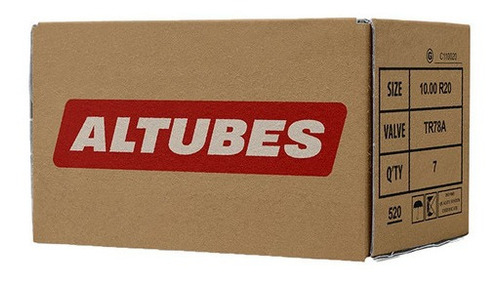 Caja De Cámaras Altubes 11.00 R20 (valvtr78a) 7 Unid