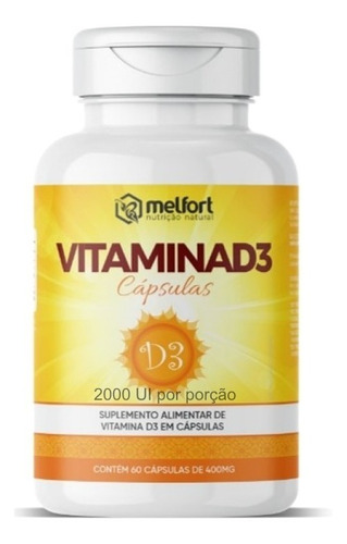 Vitamina D3 2000 Ui  Original 60 Cáps