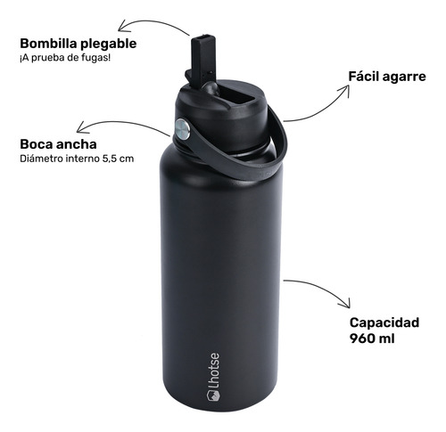 Botella Térmica Insulada Lhotse Hydro 960ml